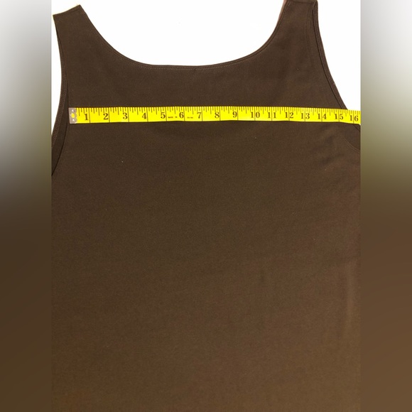 Lane Bryant, NWT, brown polyester tank, 26/28 - Picture 11 of 12